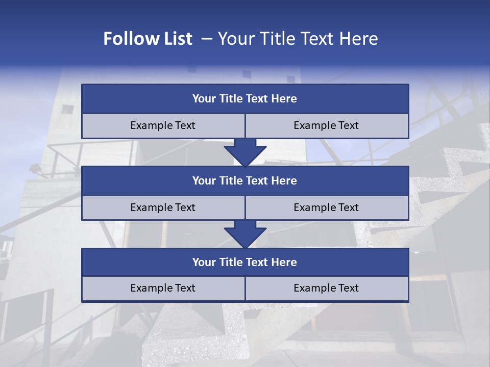 A View On The Large Open Roof Of The La Corbusier Apartment Building In Marseille PowerPoint Template