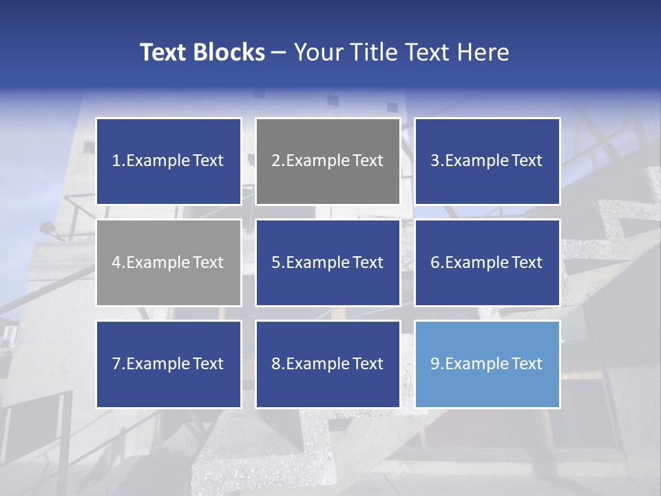 A View On The Large Open Roof Of The La Corbusier Apartment Building In Marseille PowerPoint Template