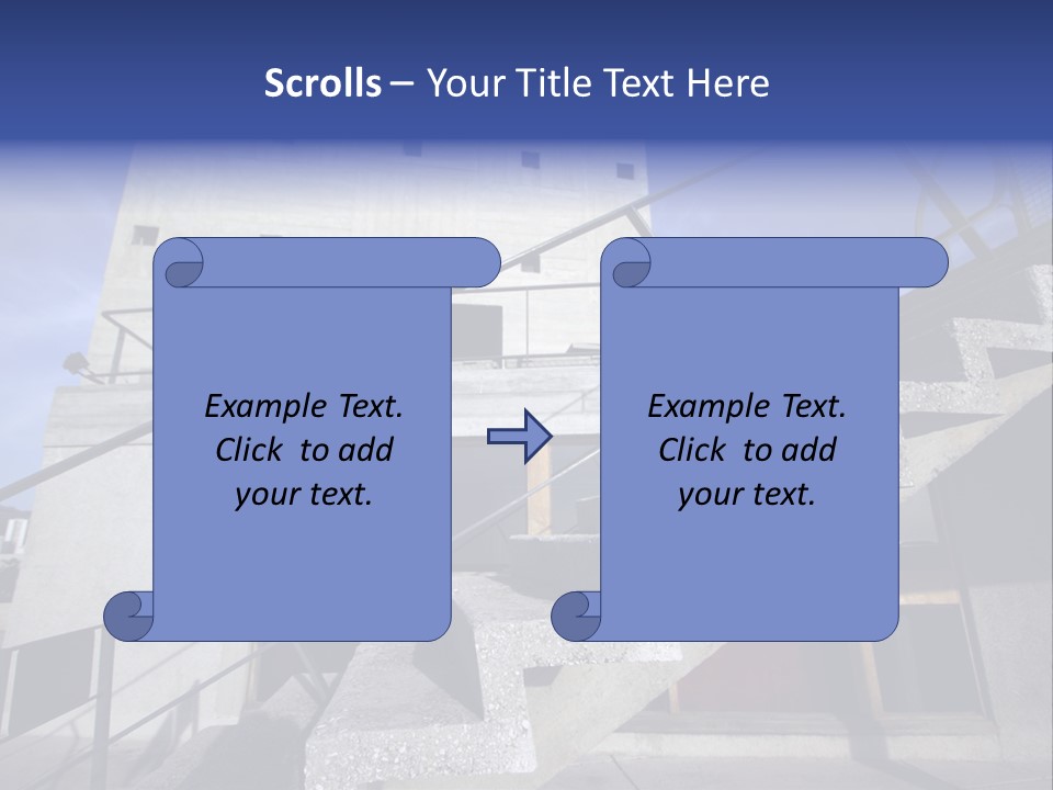 A View On The Large Open Roof Of The La Corbusier Apartment Building In Marseille PowerPoint Template