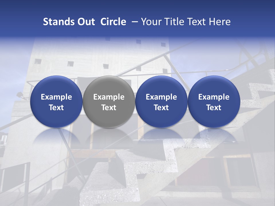 A View On The Large Open Roof Of The La Corbusier Apartment Building In Marseille PowerPoint Template