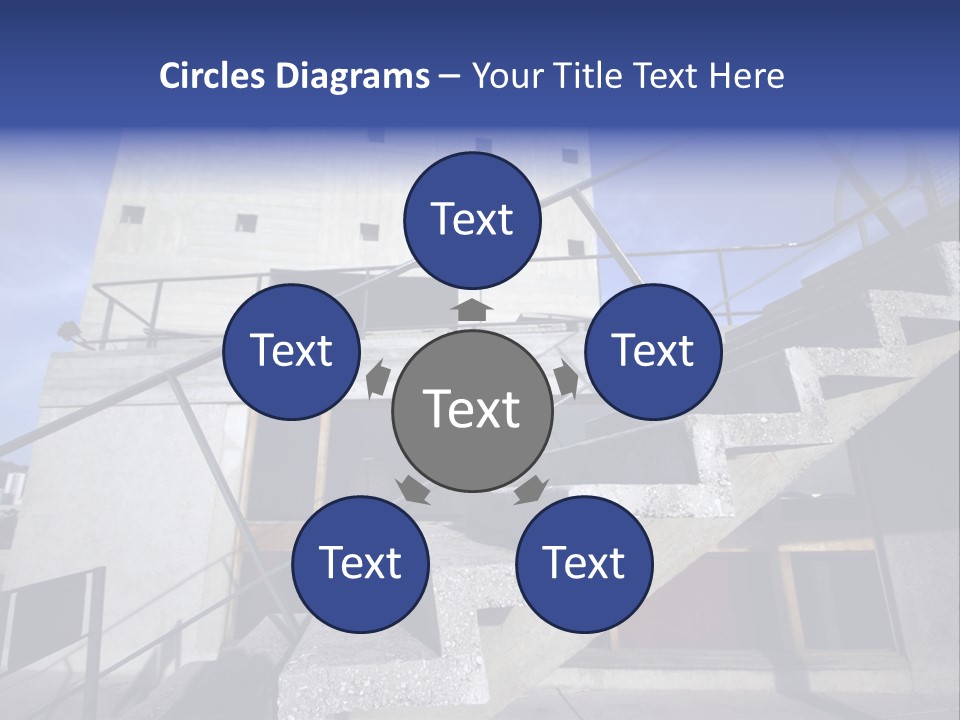 A View On The Large Open Roof Of The La Corbusier Apartment Building In Marseille PowerPoint Template