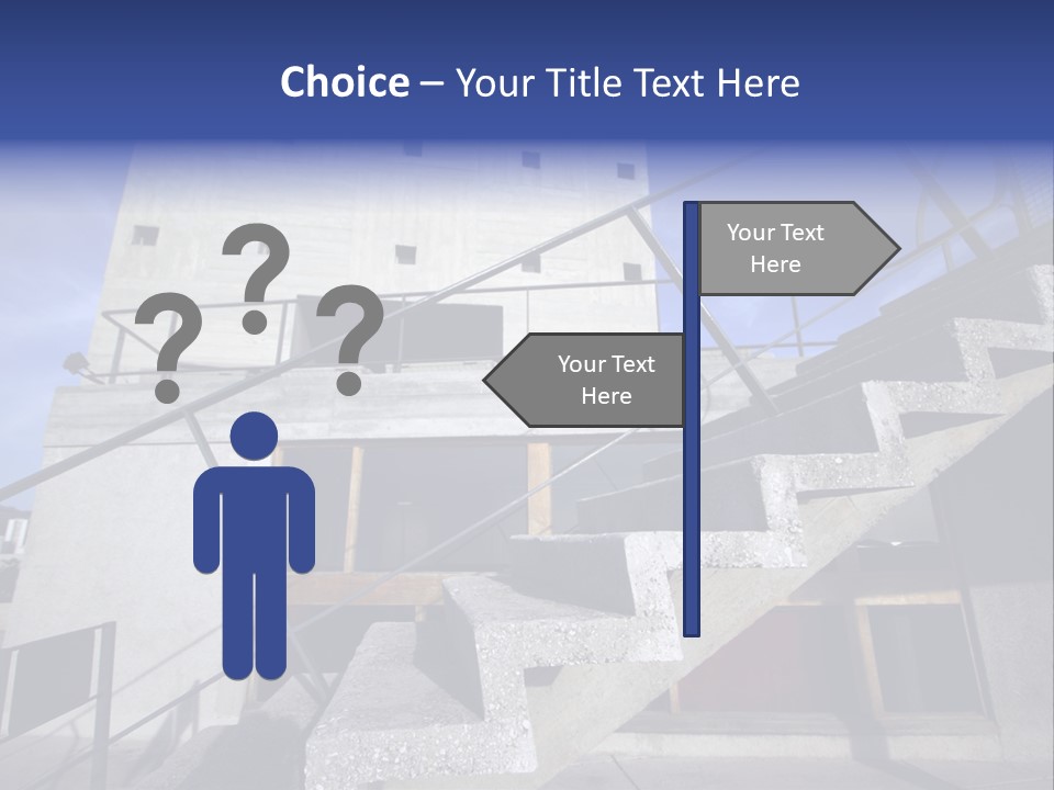 A View On The Large Open Roof Of The La Corbusier Apartment Building In Marseille PowerPoint Template