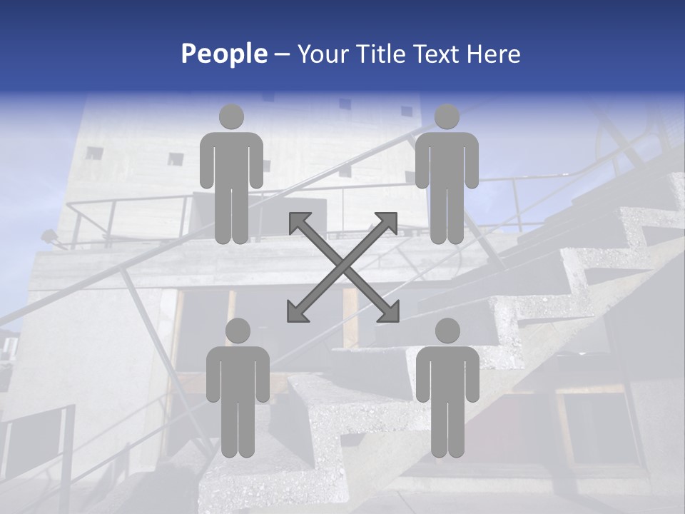 A View On The Large Open Roof Of The La Corbusier Apartment Building In Marseille PowerPoint Template