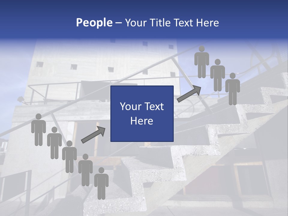 A View On The Large Open Roof Of The La Corbusier Apartment Building In Marseille PowerPoint Template