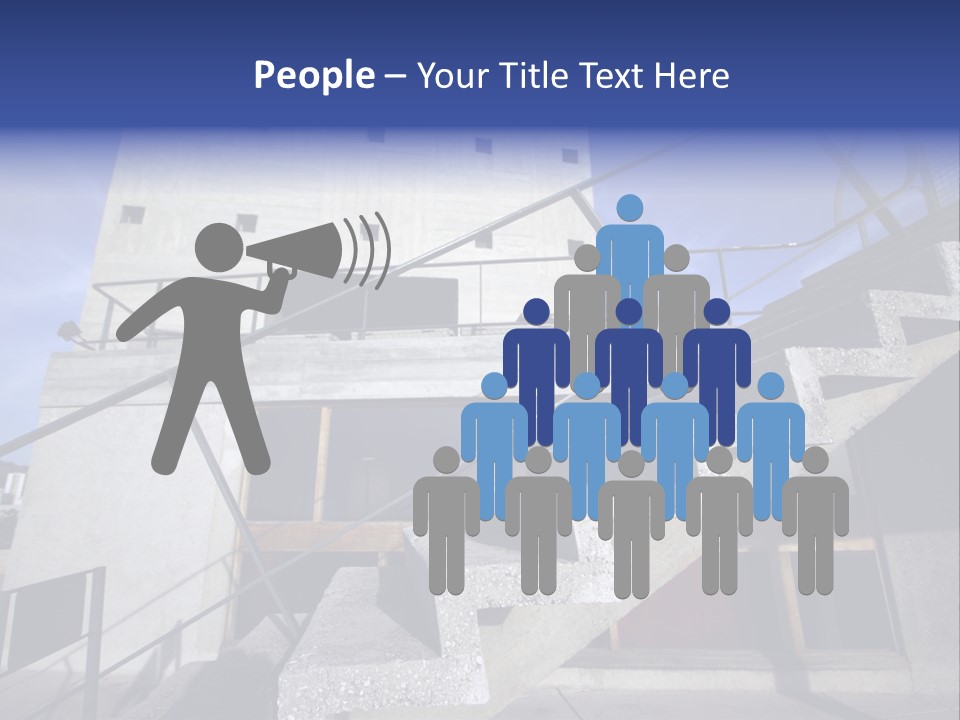 A View On The Large Open Roof Of The La Corbusier Apartment Building In Marseille PowerPoint Template