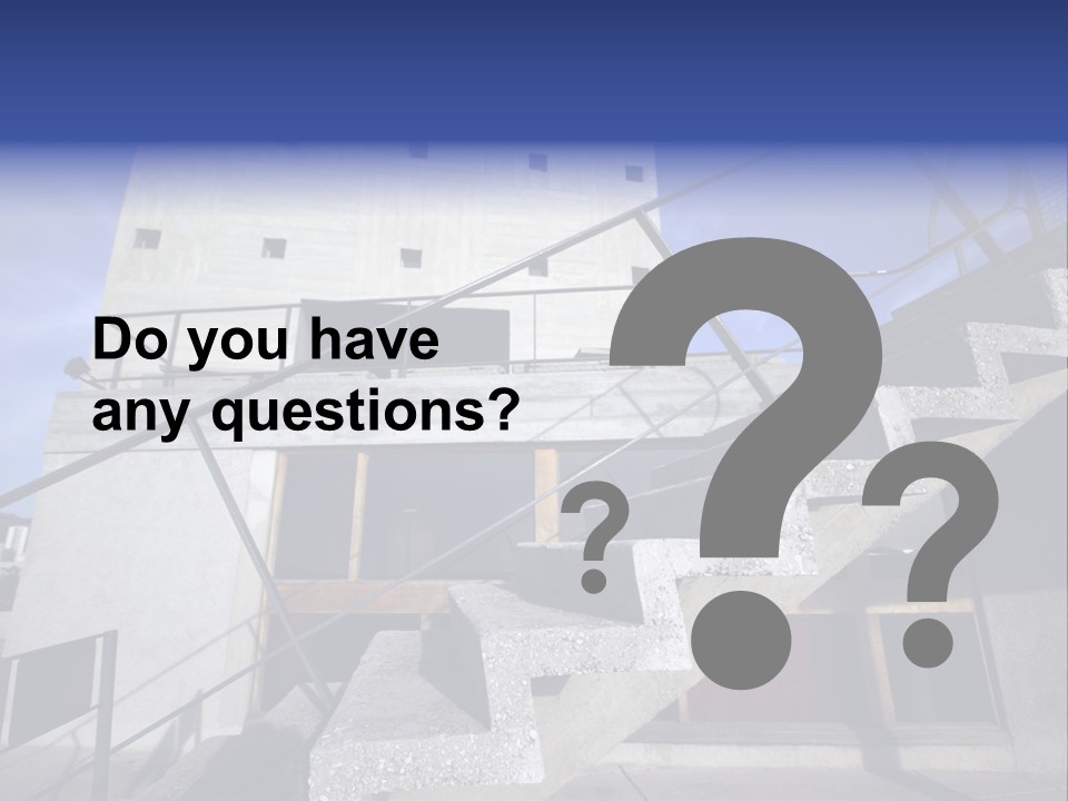 A View On The Large Open Roof Of The La Corbusier Apartment Building In Marseille PowerPoint Template