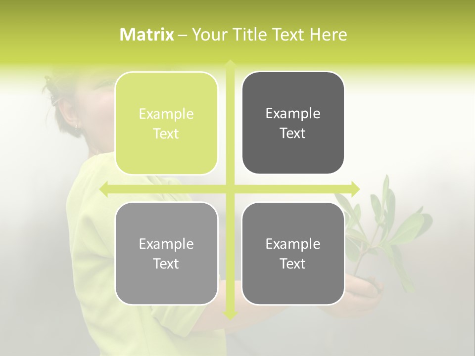 A Little Girl Holding A Plant With A Smile On Her Face PowerPoint Template