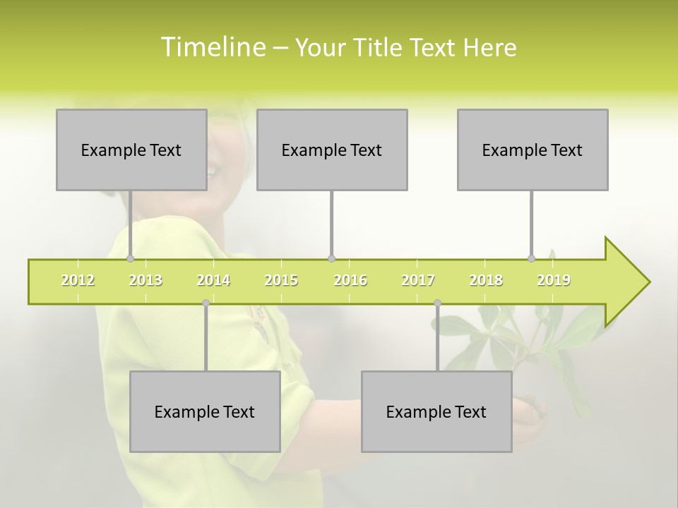 A Little Girl Holding A Plant With A Smile On Her Face PowerPoint Template