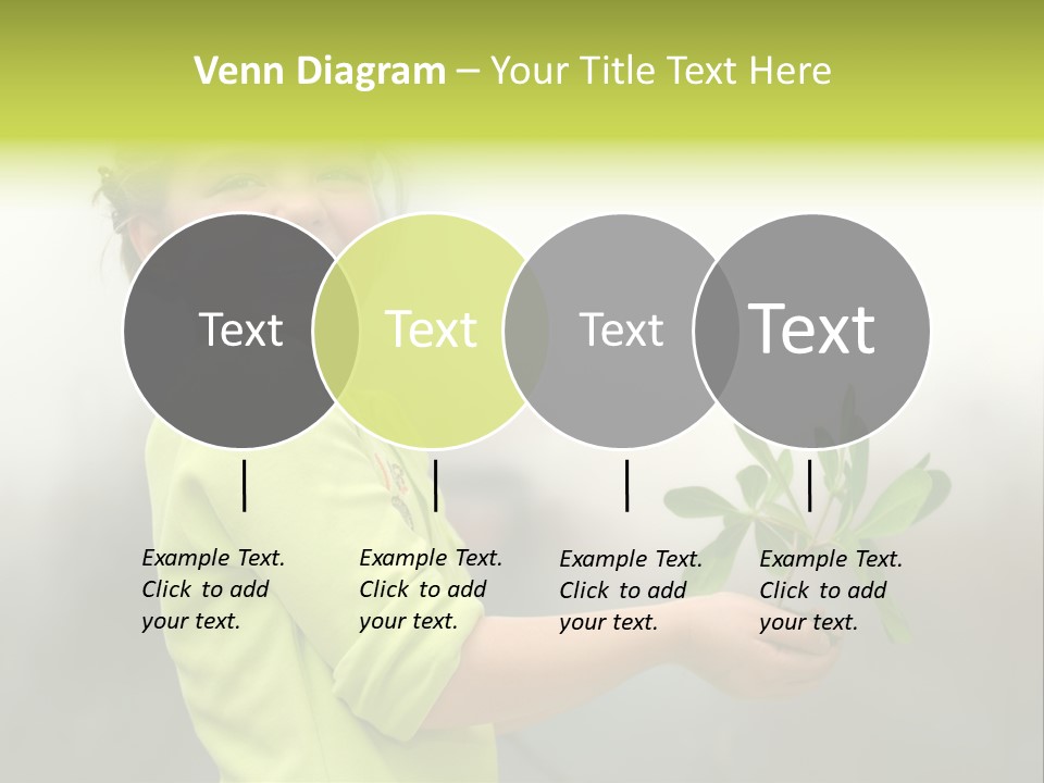 A Little Girl Holding A Plant With A Smile On Her Face PowerPoint Template