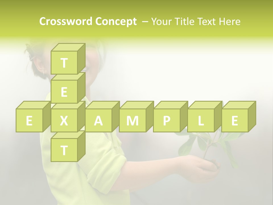 A Little Girl Holding A Plant With A Smile On Her Face PowerPoint Template