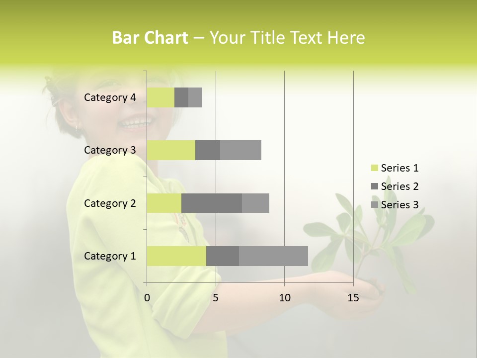 A Little Girl Holding A Plant With A Smile On Her Face PowerPoint Template
