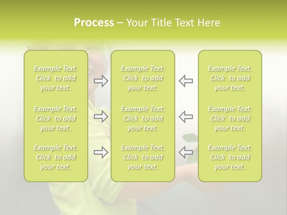 A Little Girl Holding A Plant With A Smile On Her Face PowerPoint Template