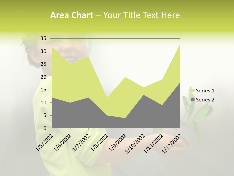 A Little Girl Holding A Plant With A Smile On Her Face PowerPoint Template