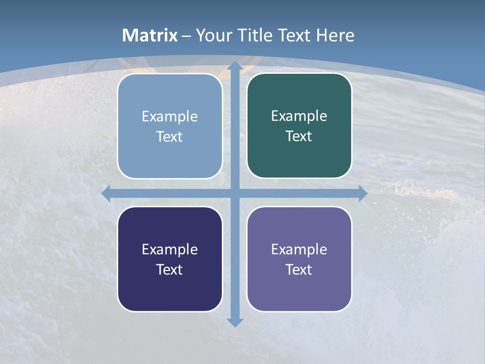 A Surfer Gets Air Above The Waves On The Coast Of California PowerPoint Template