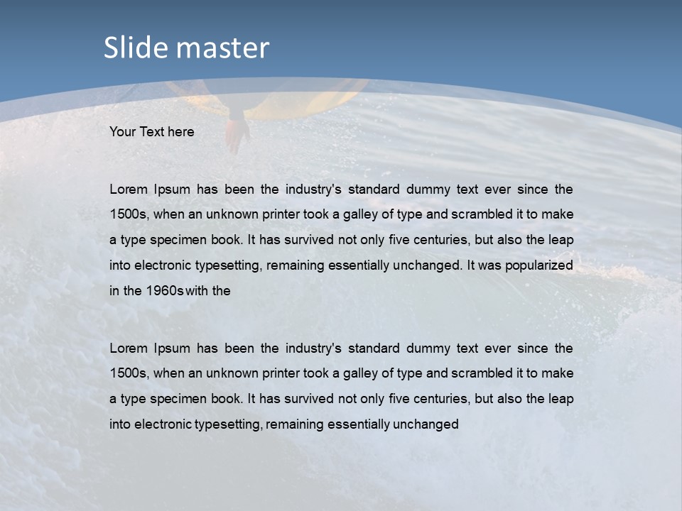 A Surfer Gets Air Above The Waves On The Coast Of California PowerPoint Template