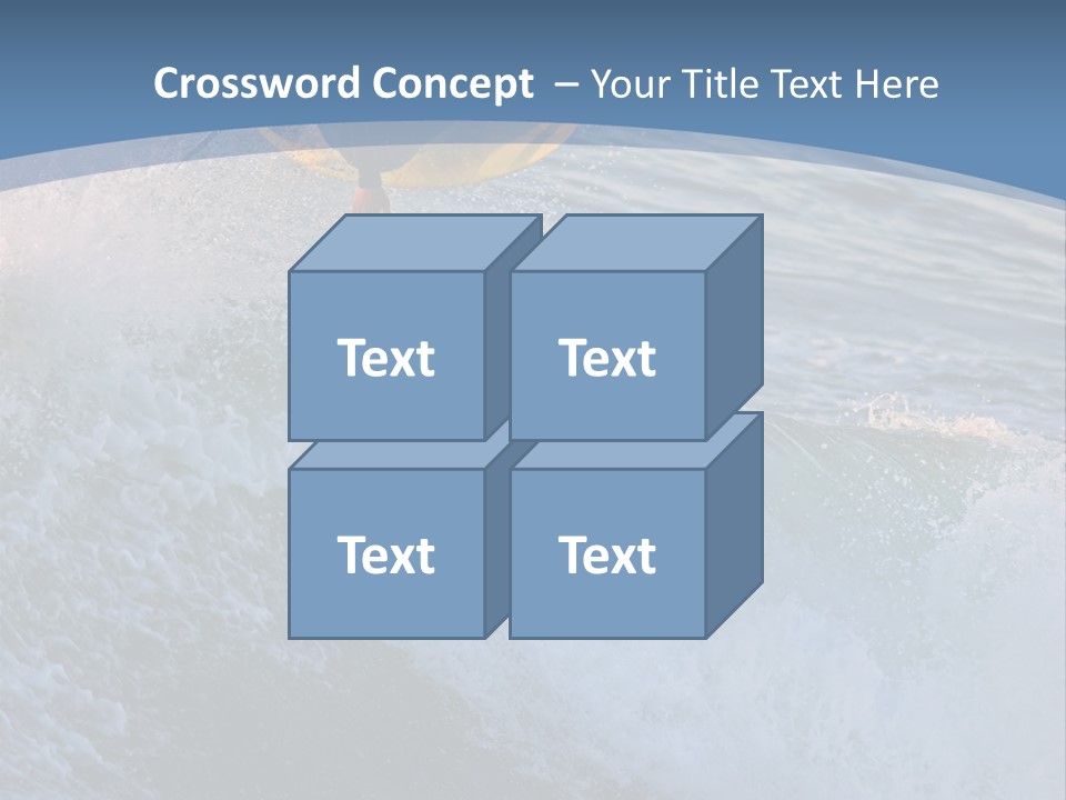 A Surfer Gets Air Above The Waves On The Coast Of California PowerPoint Template