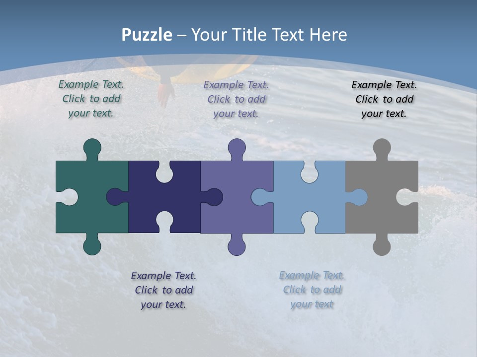 A Surfer Gets Air Above The Waves On The Coast Of California PowerPoint Template