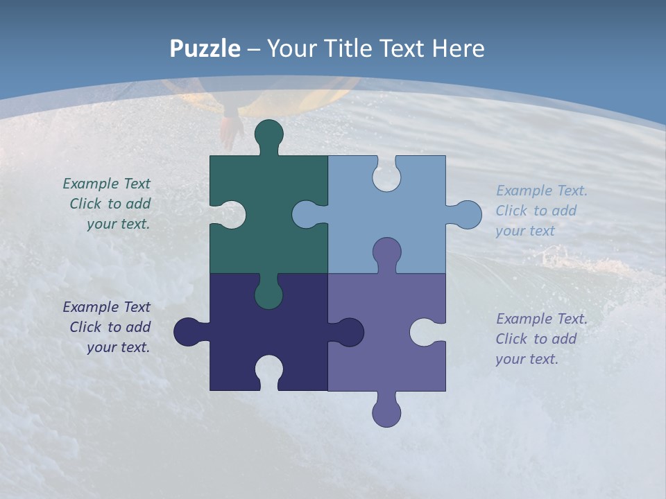 A Surfer Gets Air Above The Waves On The Coast Of California PowerPoint Template