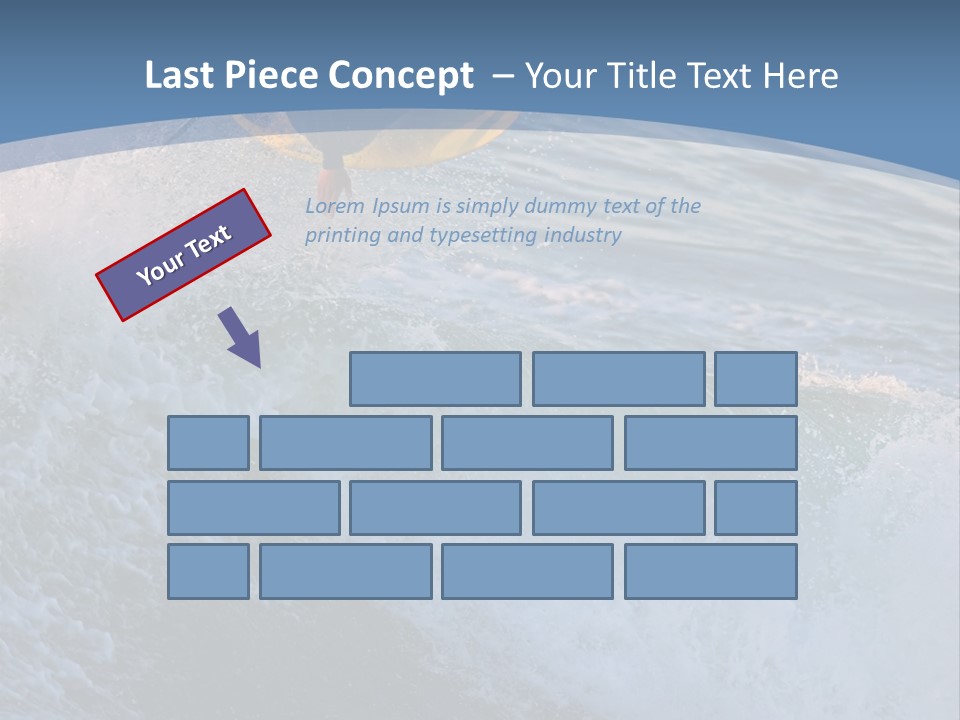 A Surfer Gets Air Above The Waves On The Coast Of California PowerPoint Template