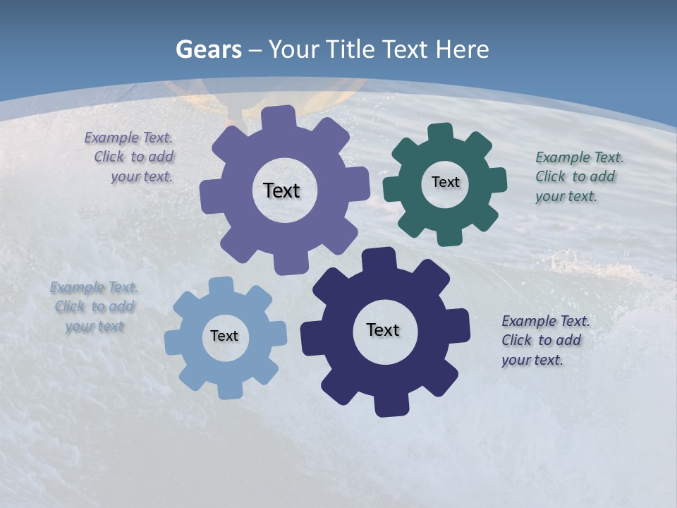 A Surfer Gets Air Above The Waves On The Coast Of California PowerPoint Template