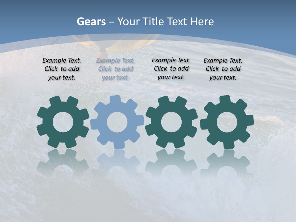 A Surfer Gets Air Above The Waves On The Coast Of California PowerPoint Template