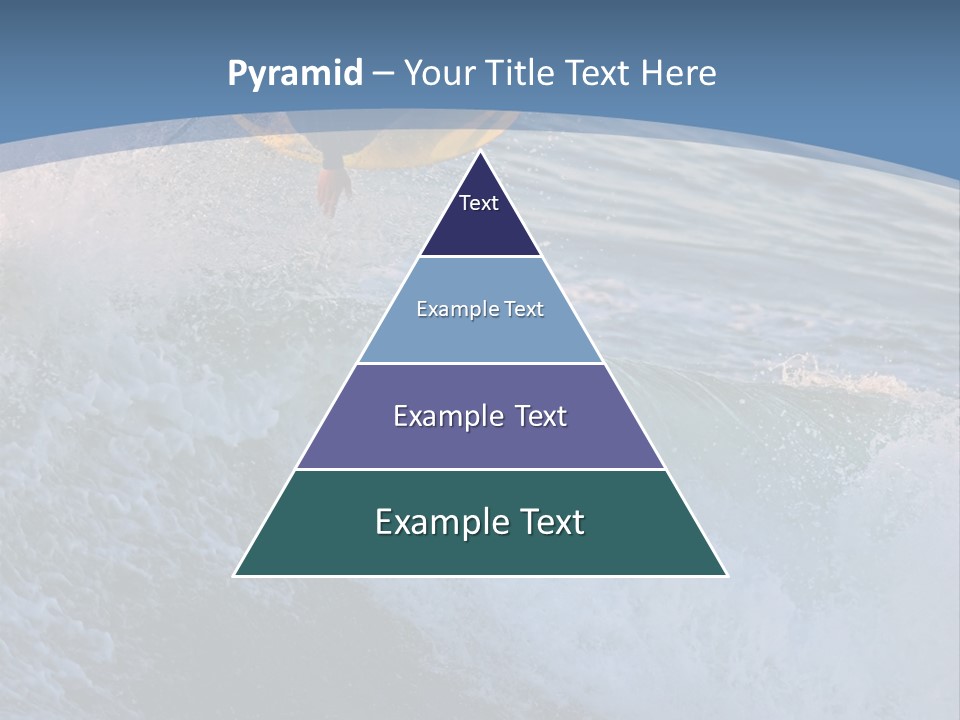 A Surfer Gets Air Above The Waves On The Coast Of California PowerPoint Template