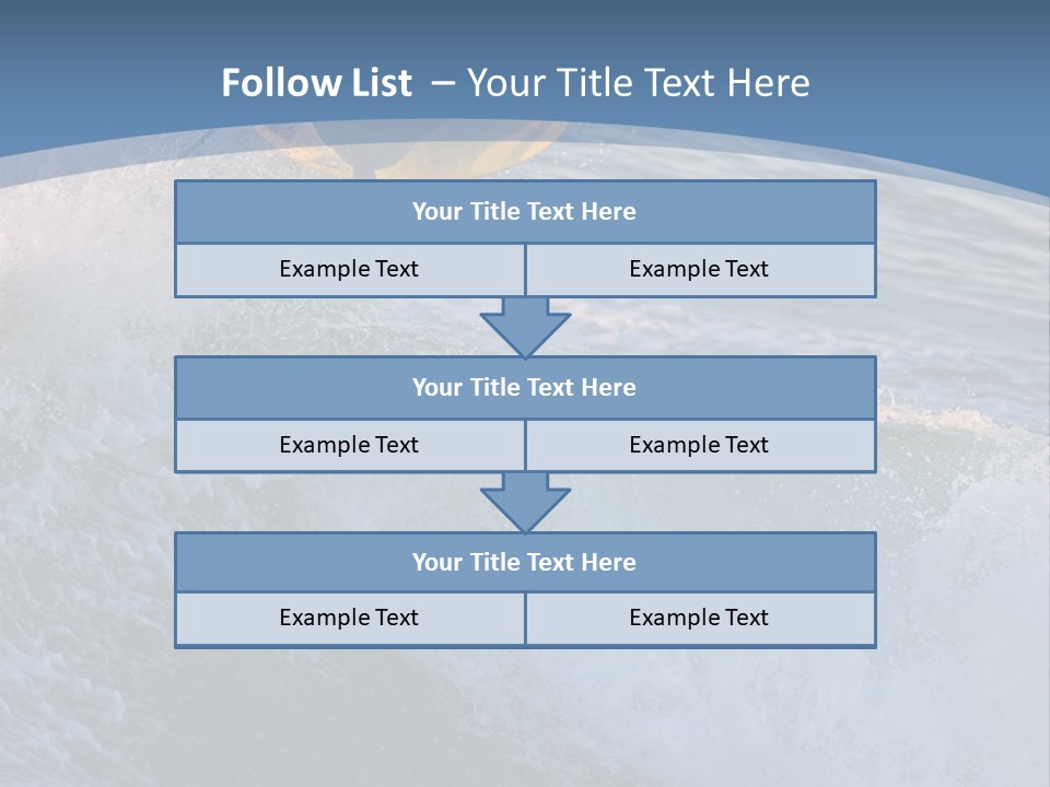A Surfer Gets Air Above The Waves On The Coast Of California PowerPoint Template