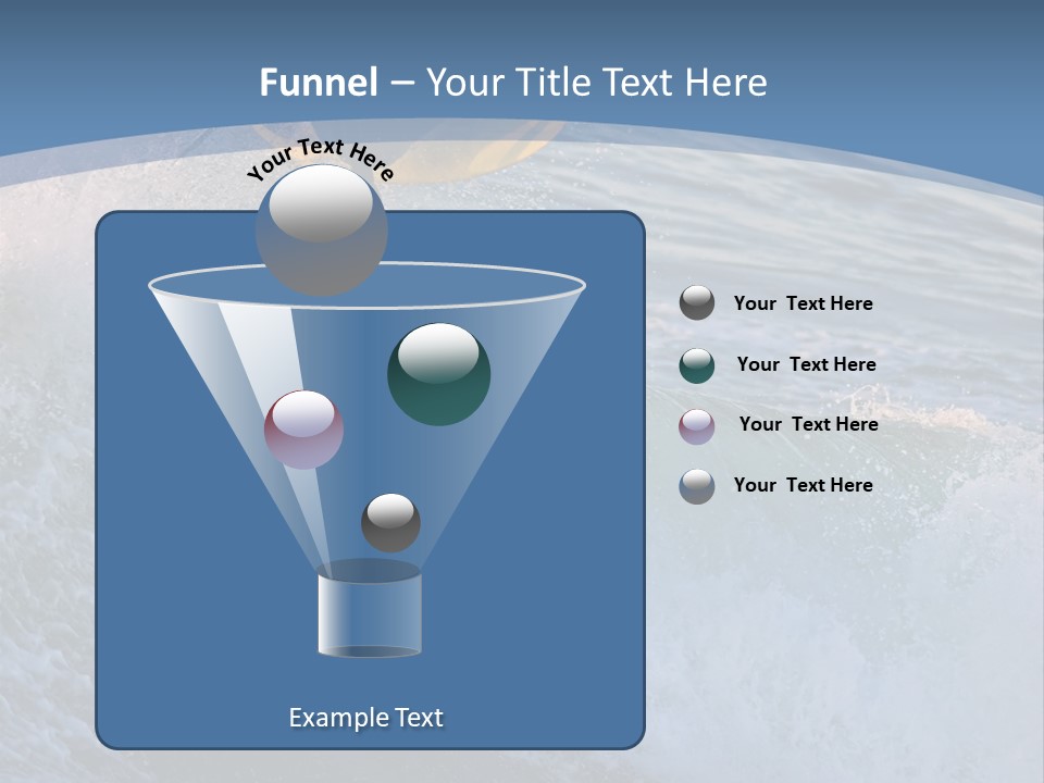 A Surfer Gets Air Above The Waves On The Coast Of California PowerPoint Template