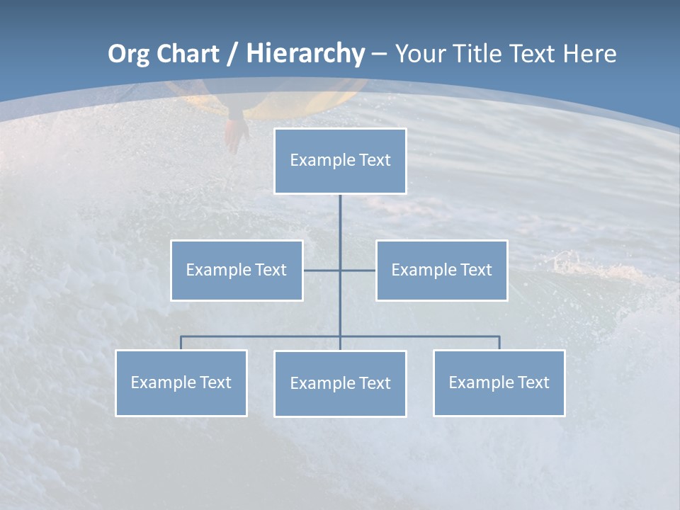 A Surfer Gets Air Above The Waves On The Coast Of California PowerPoint Template
