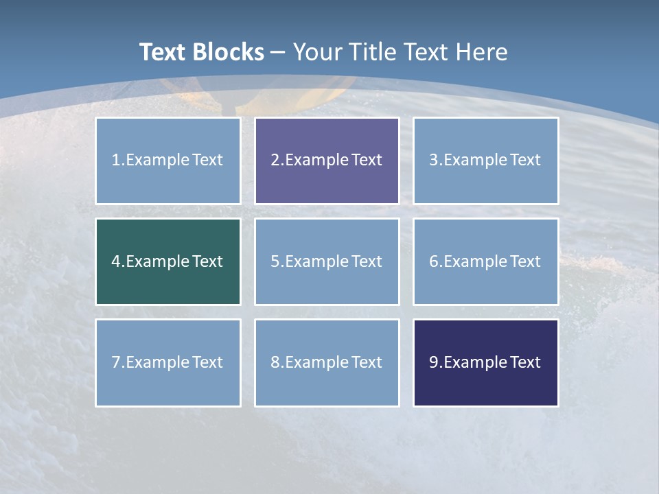 A Surfer Gets Air Above The Waves On The Coast Of California PowerPoint Template