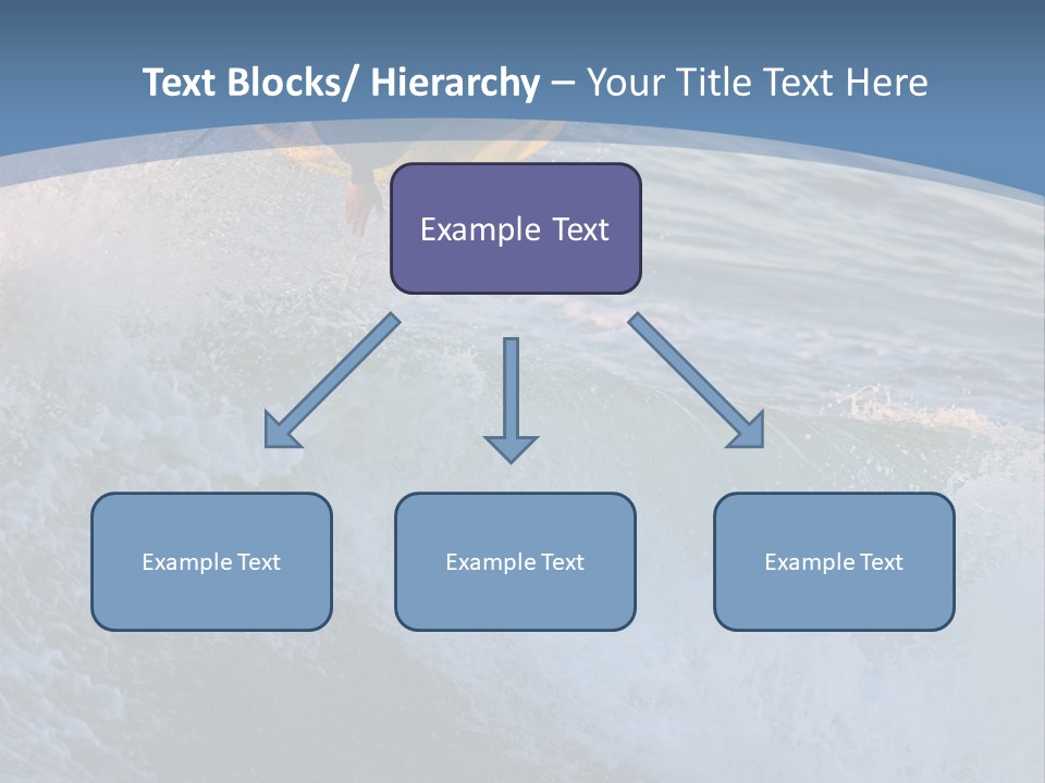 A Surfer Gets Air Above The Waves On The Coast Of California PowerPoint Template