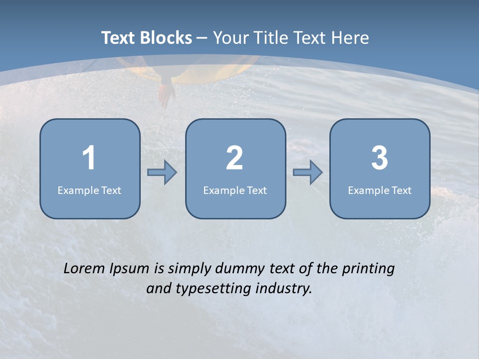 A Surfer Gets Air Above The Waves On The Coast Of California PowerPoint Template