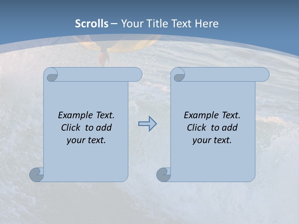 A Surfer Gets Air Above The Waves On The Coast Of California PowerPoint Template
