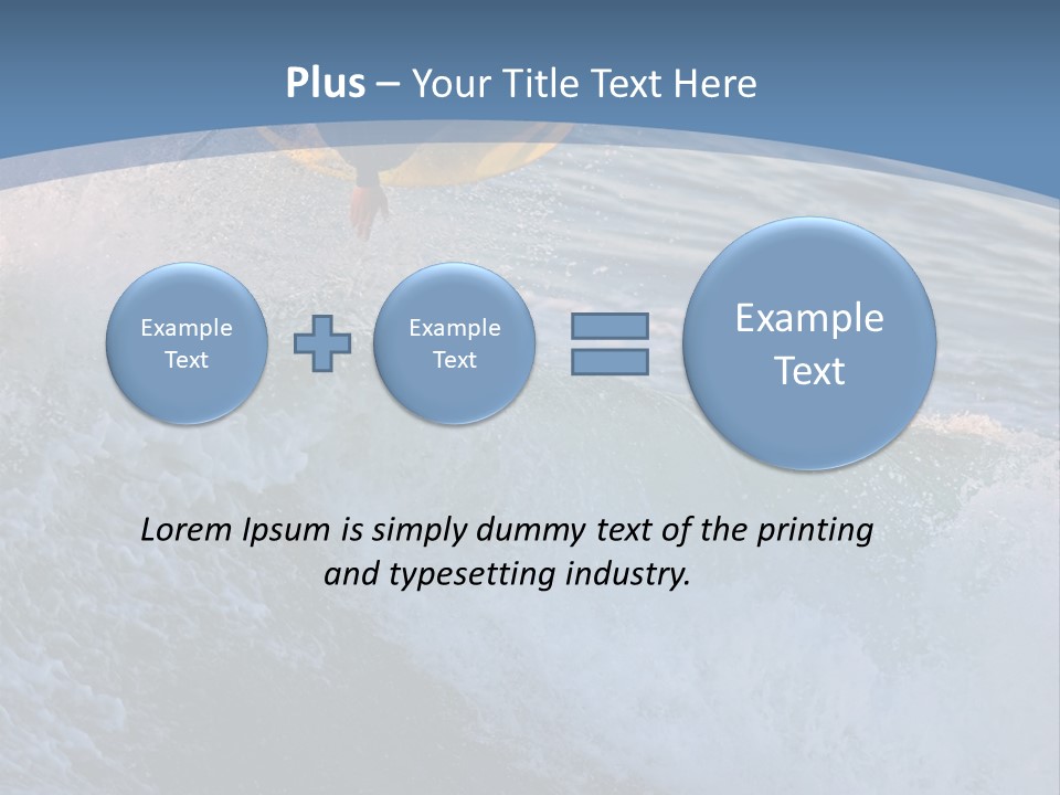 A Surfer Gets Air Above The Waves On The Coast Of California PowerPoint Template
