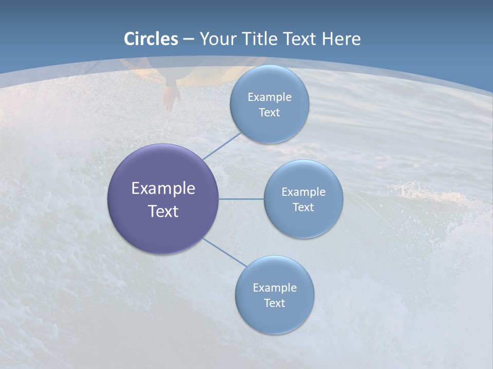 A Surfer Gets Air Above The Waves On The Coast Of California PowerPoint Template