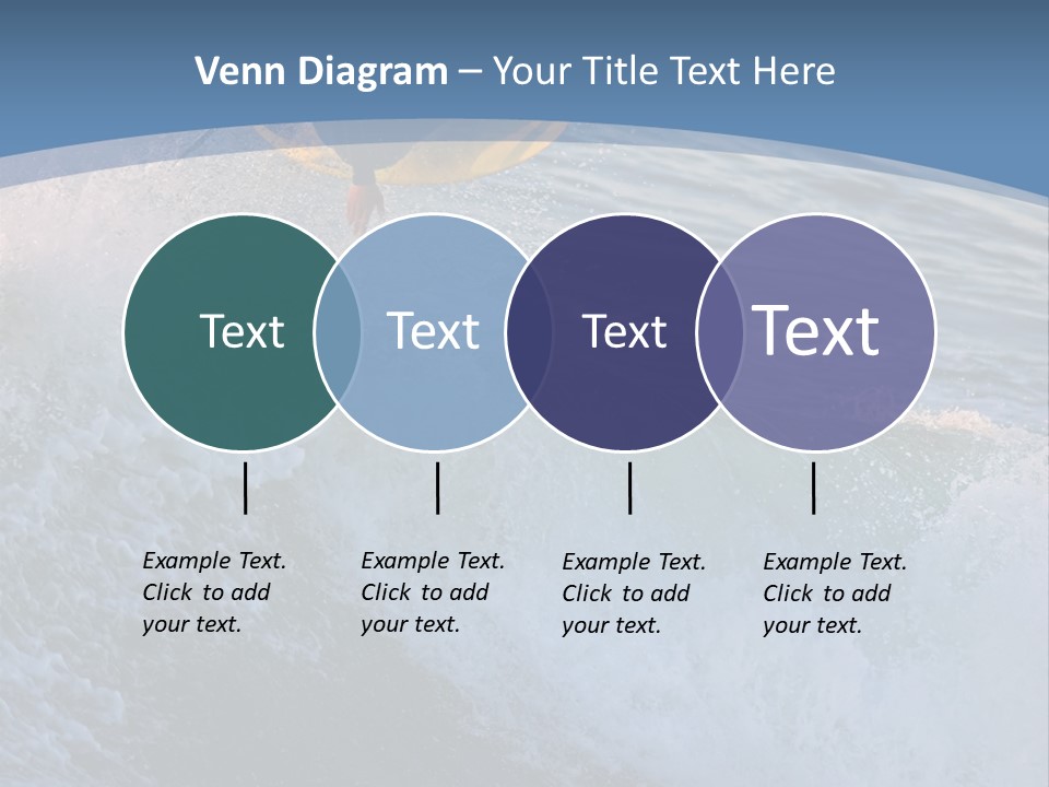 A Surfer Gets Air Above The Waves On The Coast Of California PowerPoint Template