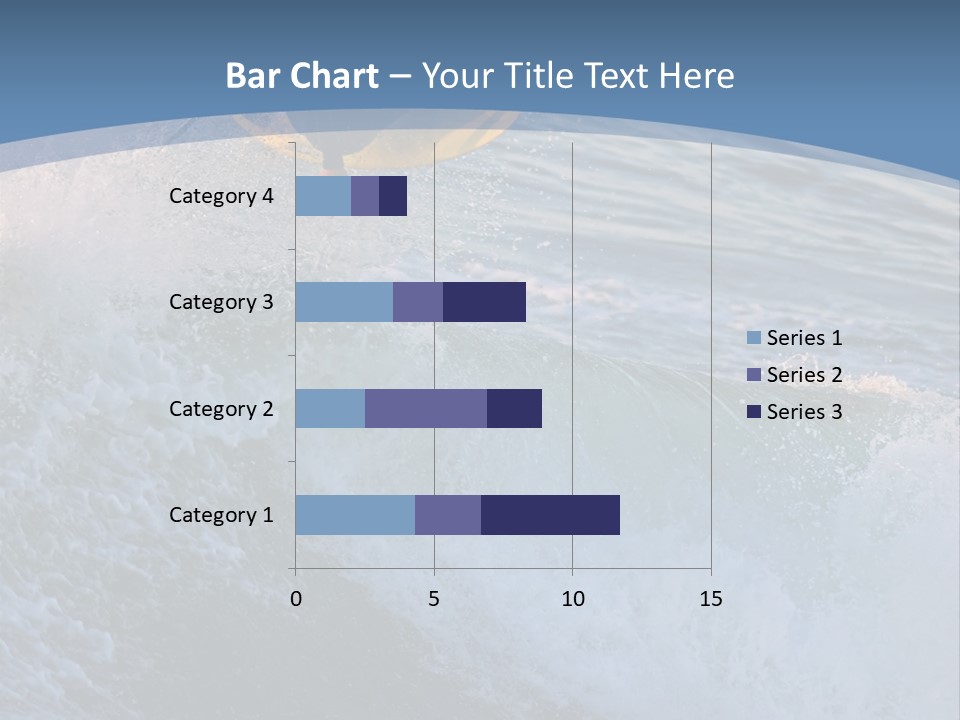 A Surfer Gets Air Above The Waves On The Coast Of California PowerPoint Template