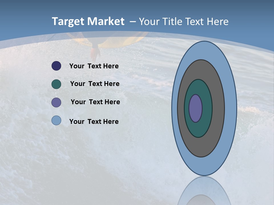 A Surfer Gets Air Above The Waves On The Coast Of California PowerPoint Template