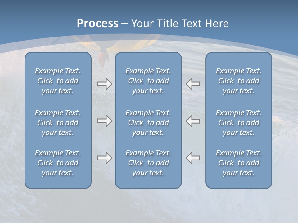 A Surfer Gets Air Above The Waves On The Coast Of California PowerPoint Template