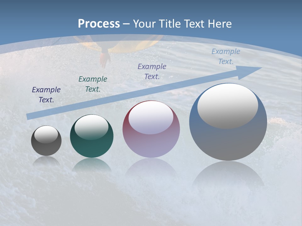 A Surfer Gets Air Above The Waves On The Coast Of California PowerPoint Template