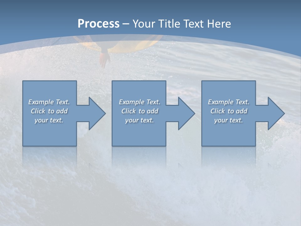 A Surfer Gets Air Above The Waves On The Coast Of California PowerPoint Template