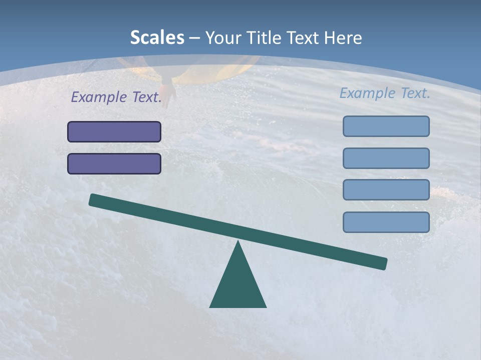 A Surfer Gets Air Above The Waves On The Coast Of California PowerPoint Template