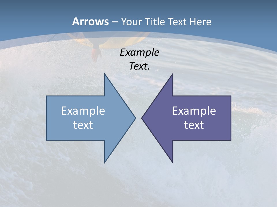 A Surfer Gets Air Above The Waves On The Coast Of California PowerPoint Template