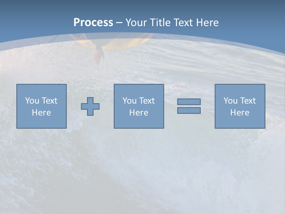A Surfer Gets Air Above The Waves On The Coast Of California PowerPoint Template