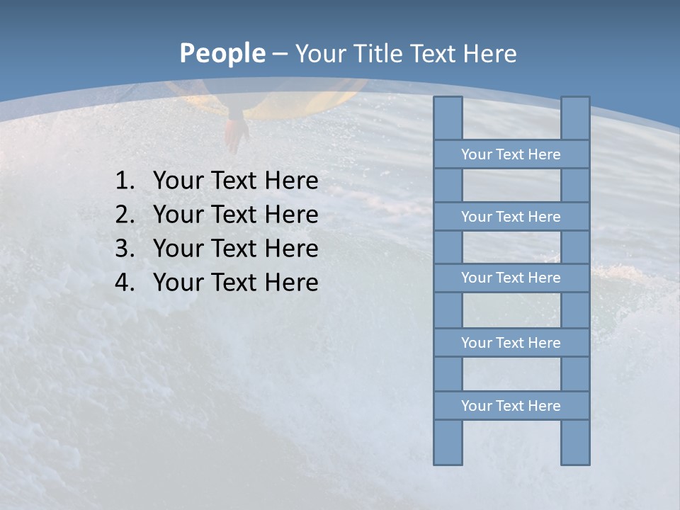 A Surfer Gets Air Above The Waves On The Coast Of California PowerPoint Template