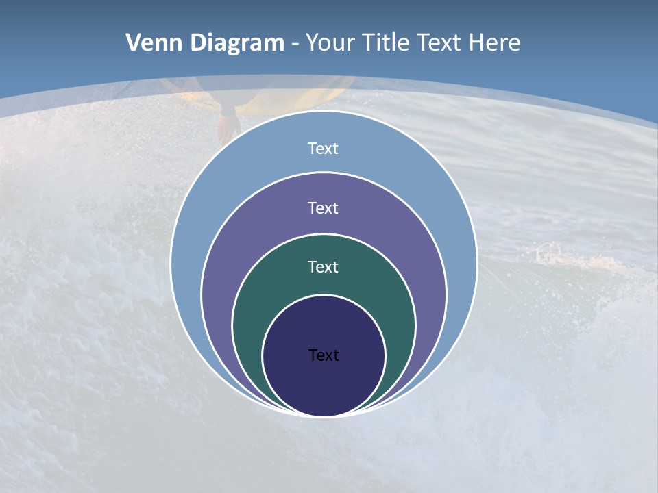 A Surfer Gets Air Above The Waves On The Coast Of California PowerPoint Template