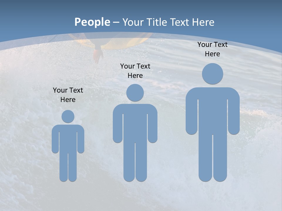 A Surfer Gets Air Above The Waves On The Coast Of California PowerPoint Template