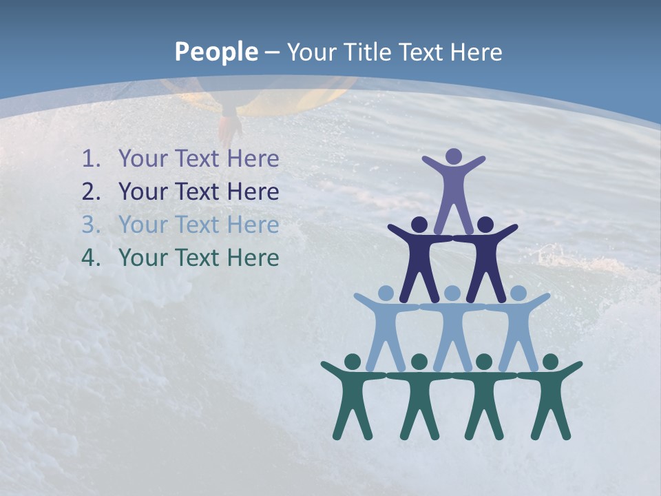 A Surfer Gets Air Above The Waves On The Coast Of California PowerPoint Template