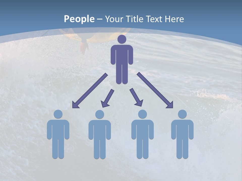 A Surfer Gets Air Above The Waves On The Coast Of California PowerPoint Template