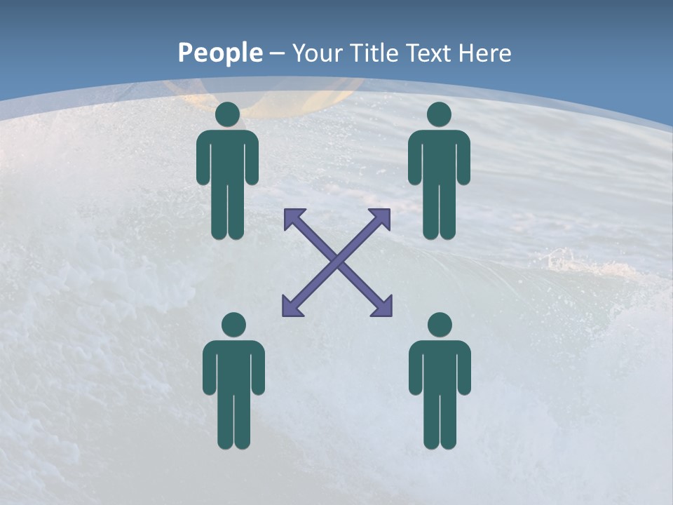 A Surfer Gets Air Above The Waves On The Coast Of California PowerPoint Template